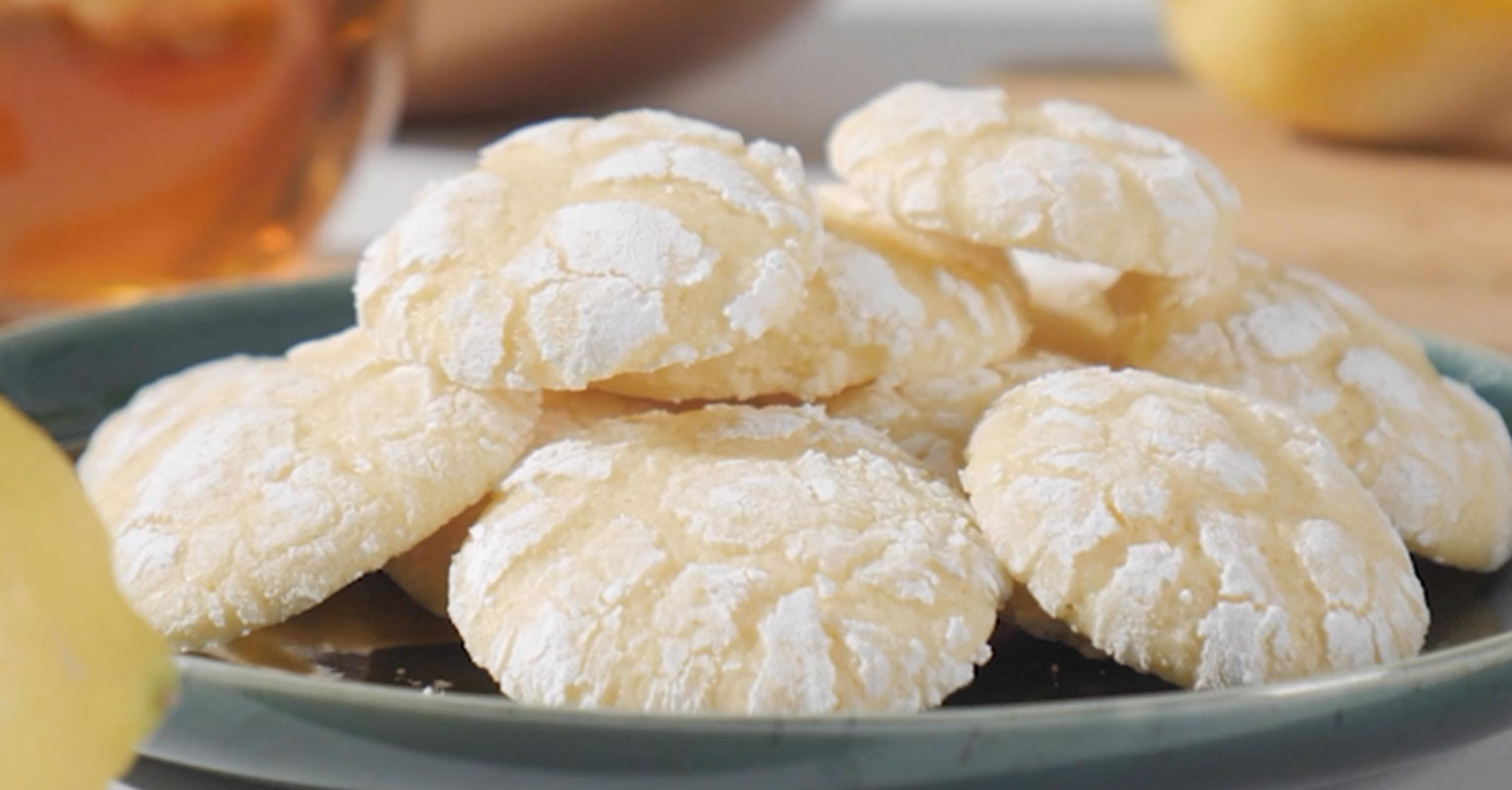 Lemon Crinkle Cookies Lemon Crinkle Cookies