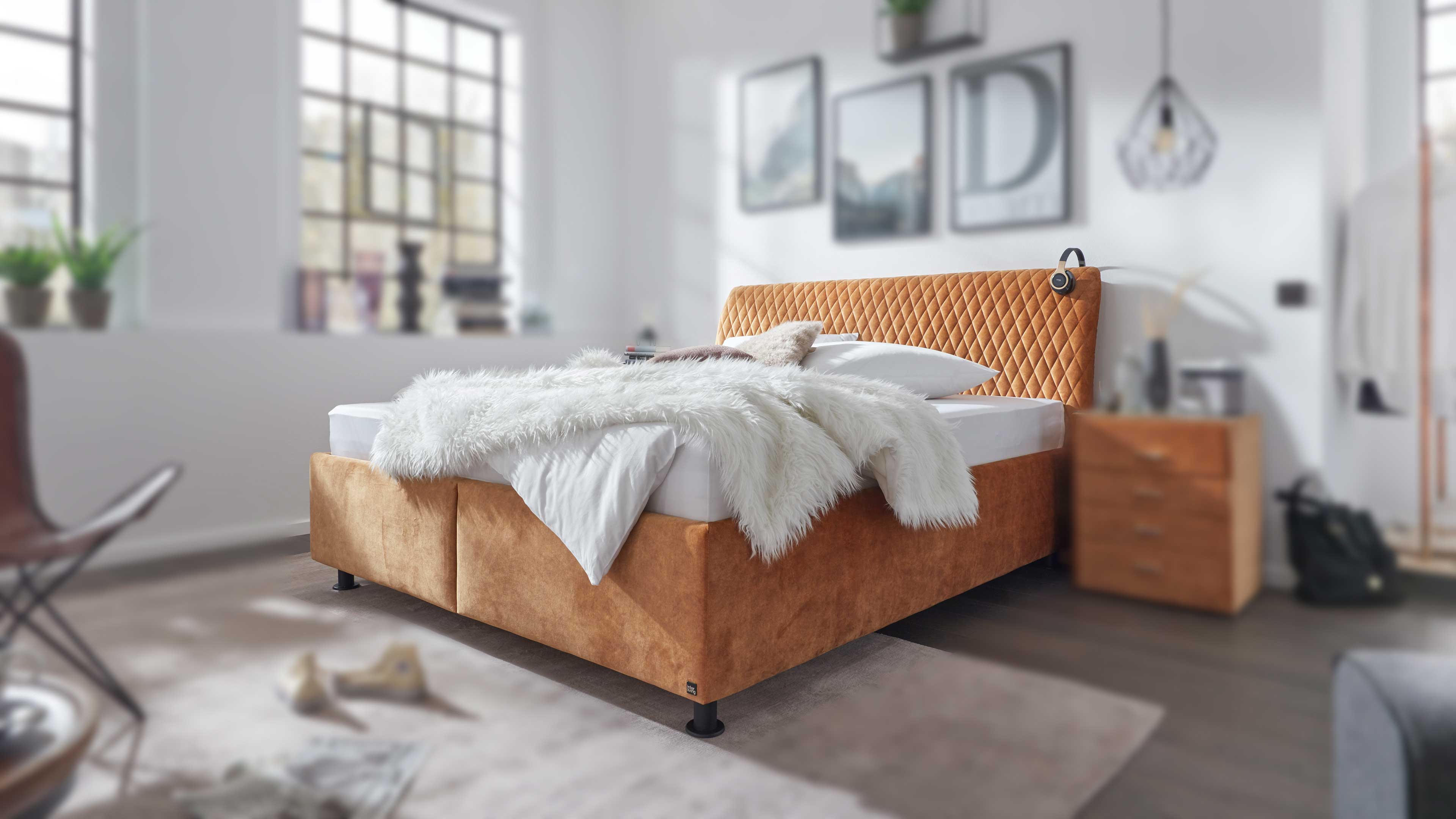 Interliving Polsterbett Serie 1411 Interliving Polsterbett Serie 1411