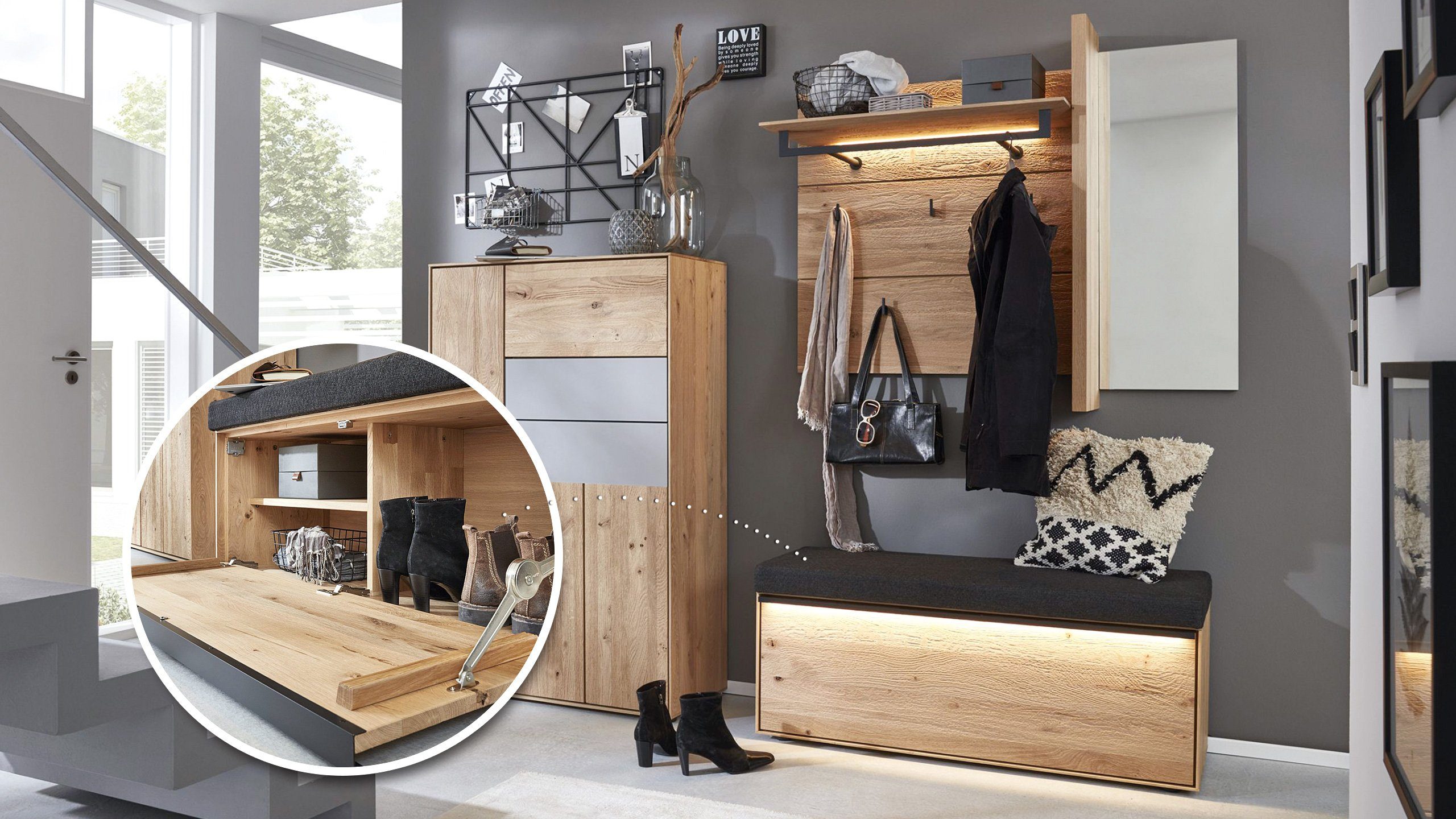 Stauraumwunder – wie Interliving Möbel Platz im Haus schaffen