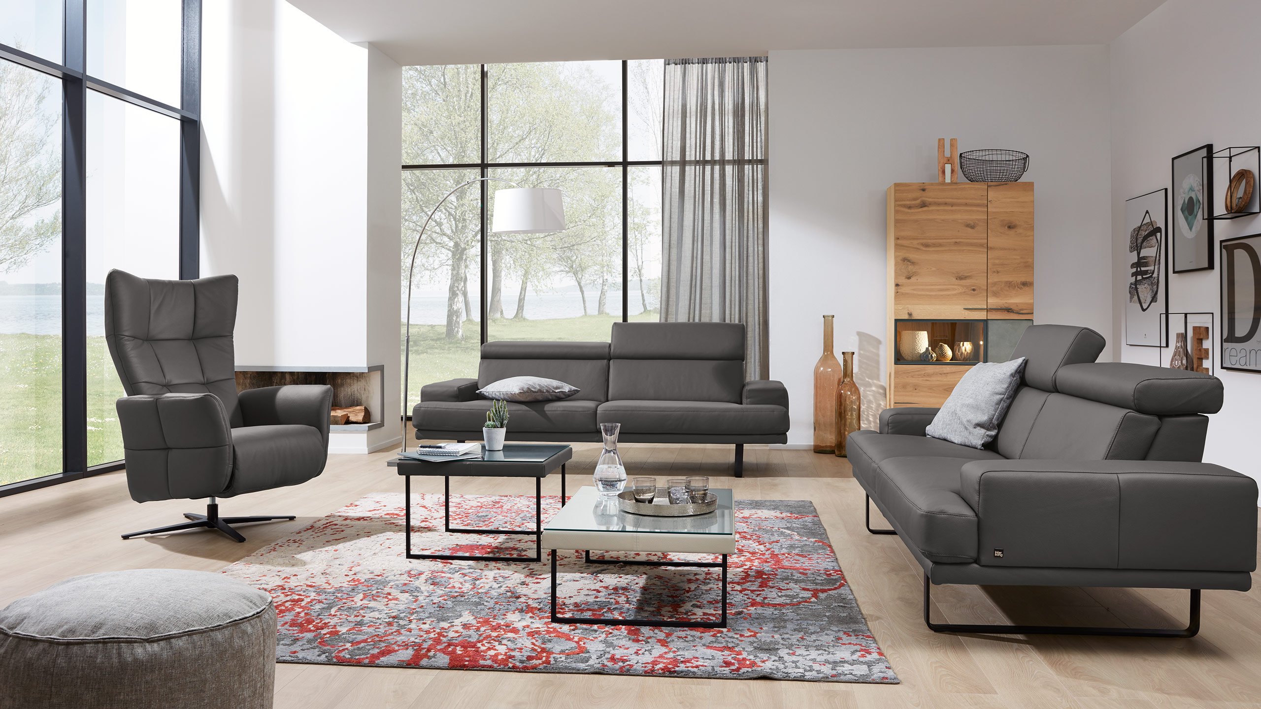 Interliving-Wohnzimmer-Serie-4152-Teppich-T-8320-Eye-Catcher-gemustert