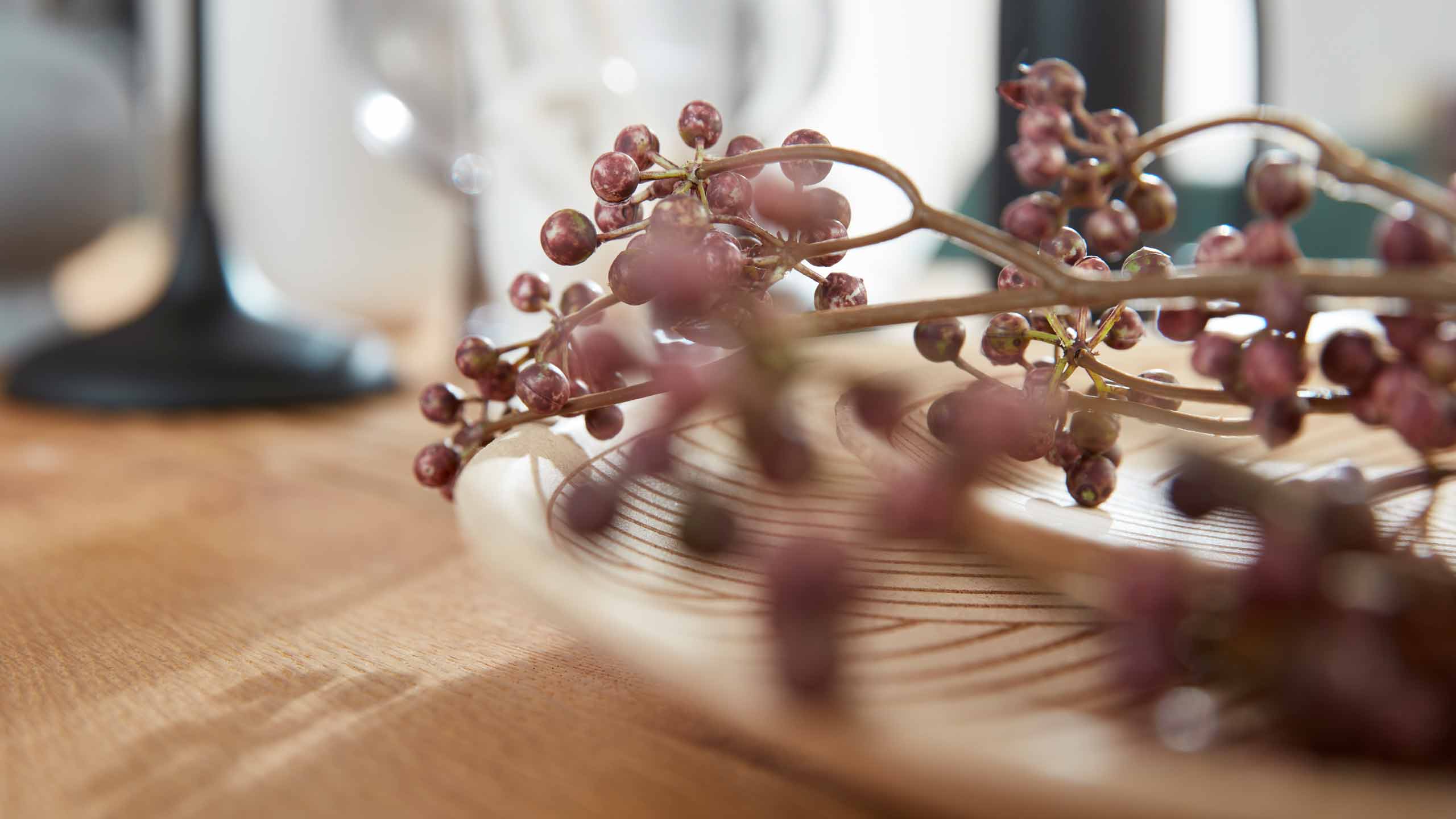 Beeren Zweige als Trockenblume