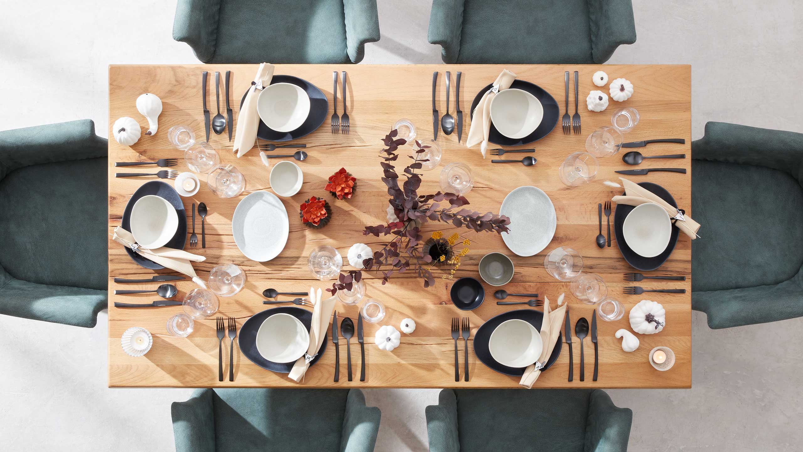 Tischlein deck‘ Dich – Mit Interliving zur herbstlichen Dinner-Tafel!