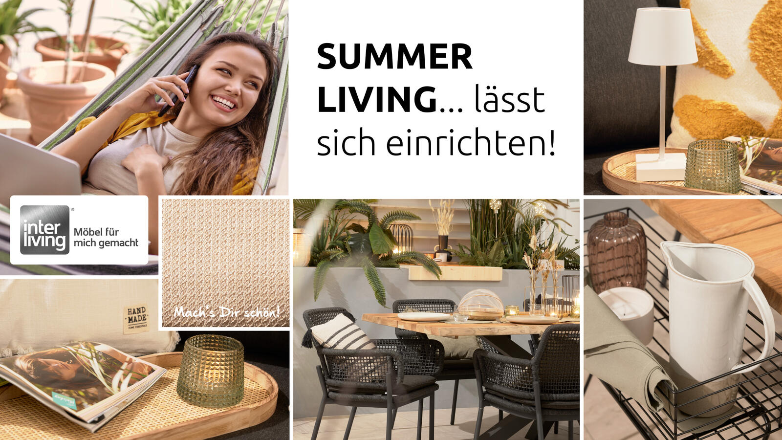 Bambus, Jute und Holz: Mit Natural Summer Living wird der Sommer noch schöner!