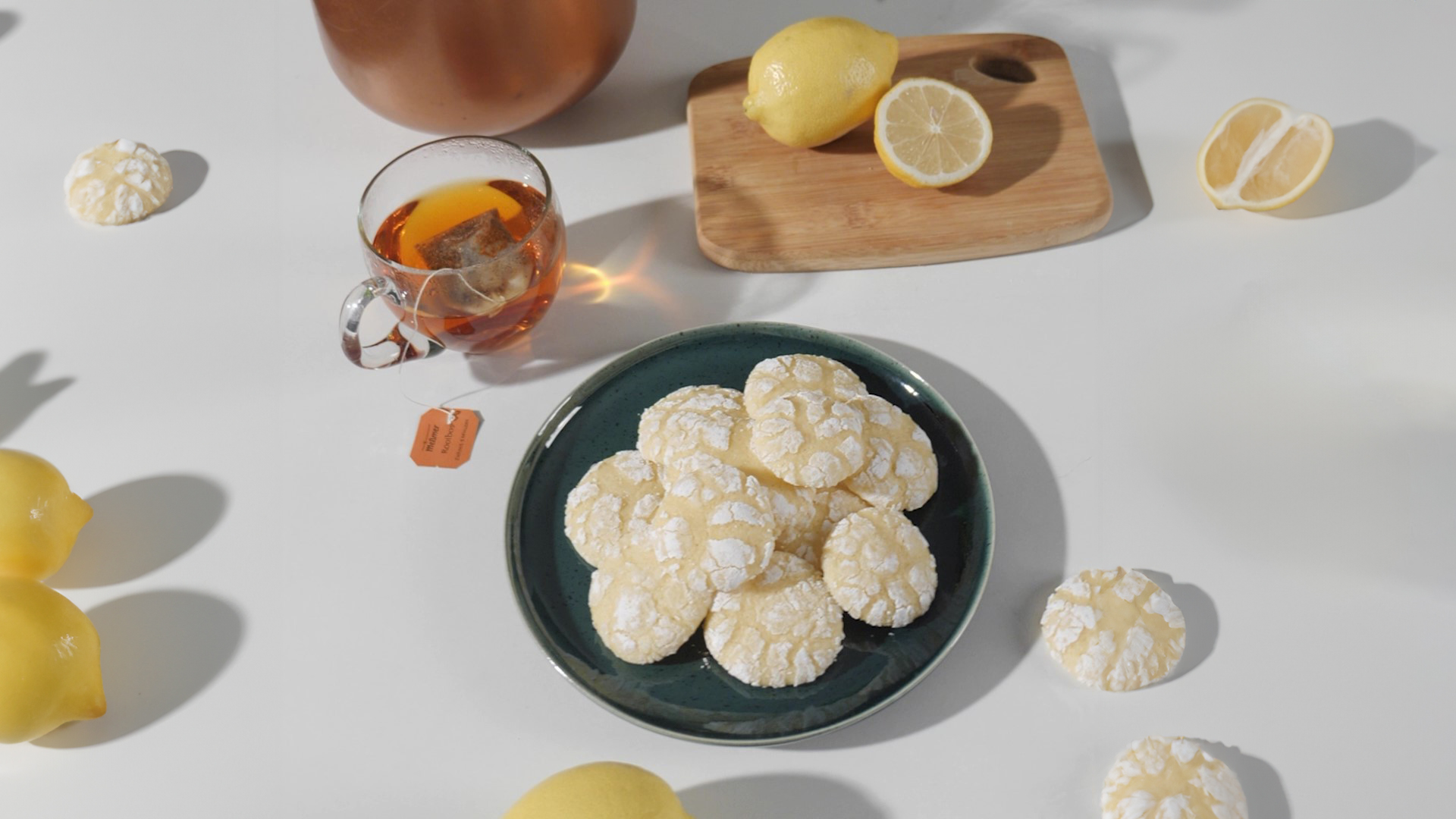 Lemon Crinkle Cookies – außen knusprig, innen herrlich soft!